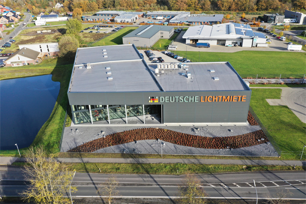 Neuer Standort im Wirtschaftspark Sandkrug (Bildquelle: Deutsche Lichtmiete)