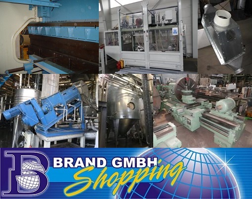 Gebrauchte Industrieanlagen, Verfahrenstechnik und Metall- und Holzbearbeitungsmaschinen – Brand Gmb Gebrauchte Industrieanlagen, Verfahrenstechnik und Metall- und Holzbearbeitungsmaschinen – Brand Gmb