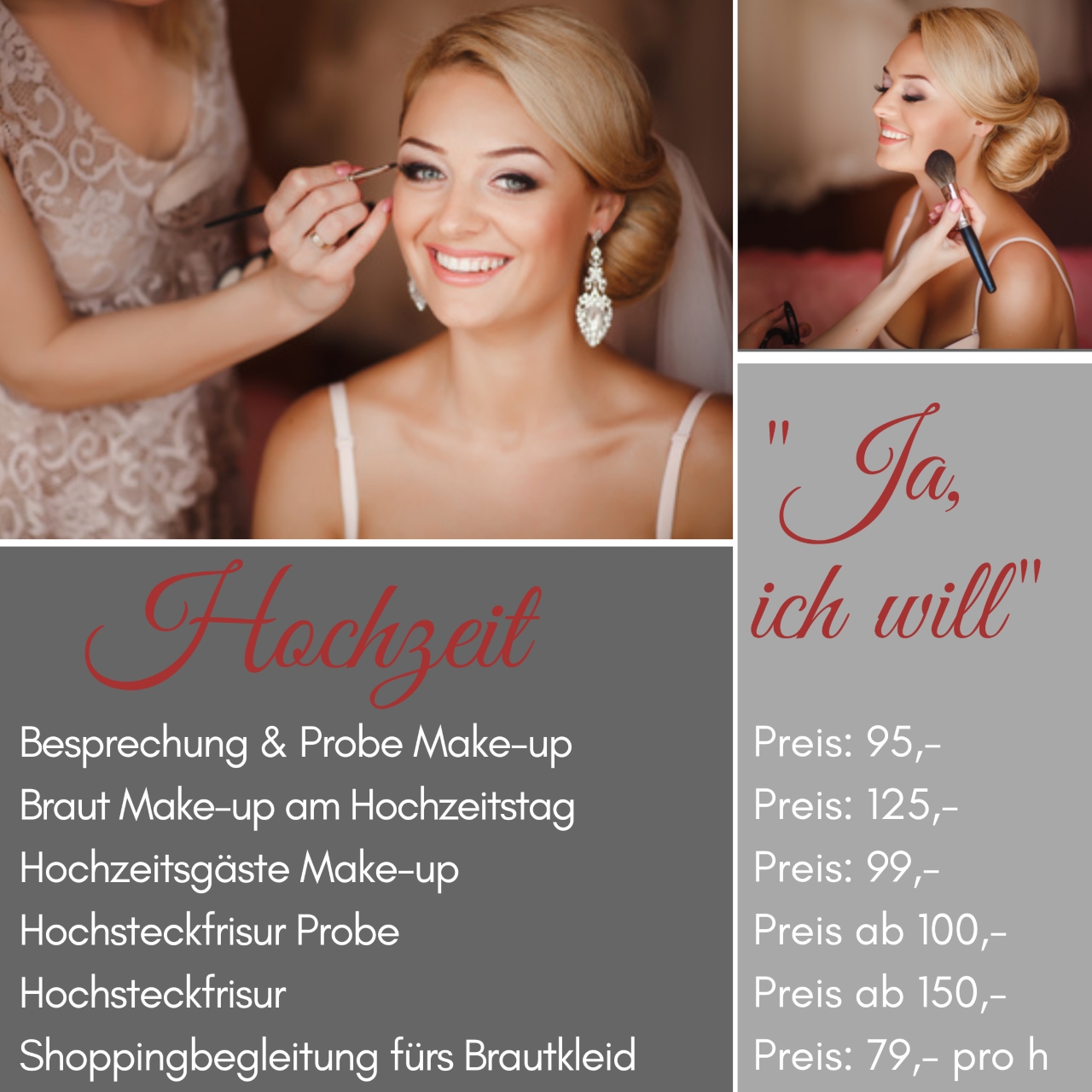 Brautstyling (Bildquelle: Fotolia) Brautstyling (Bildquelle: Fotolia)