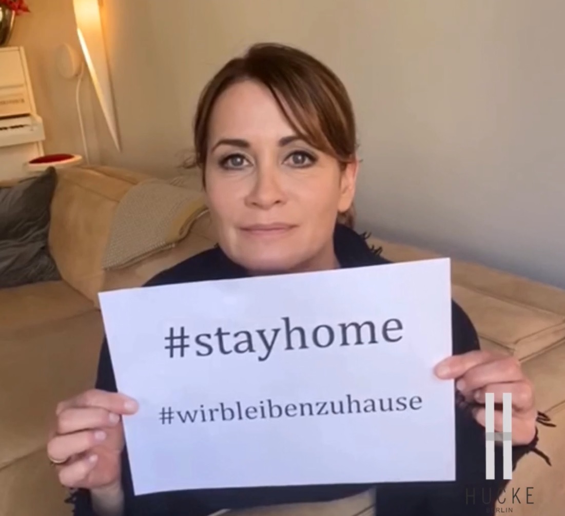 ANJA KLING und HUCKE Berlin bitten Euch #bleibtzuhause #stayhome ANJA KLING und HUCKE Berlin bitten Euch #bleibtzuhause #stayhome