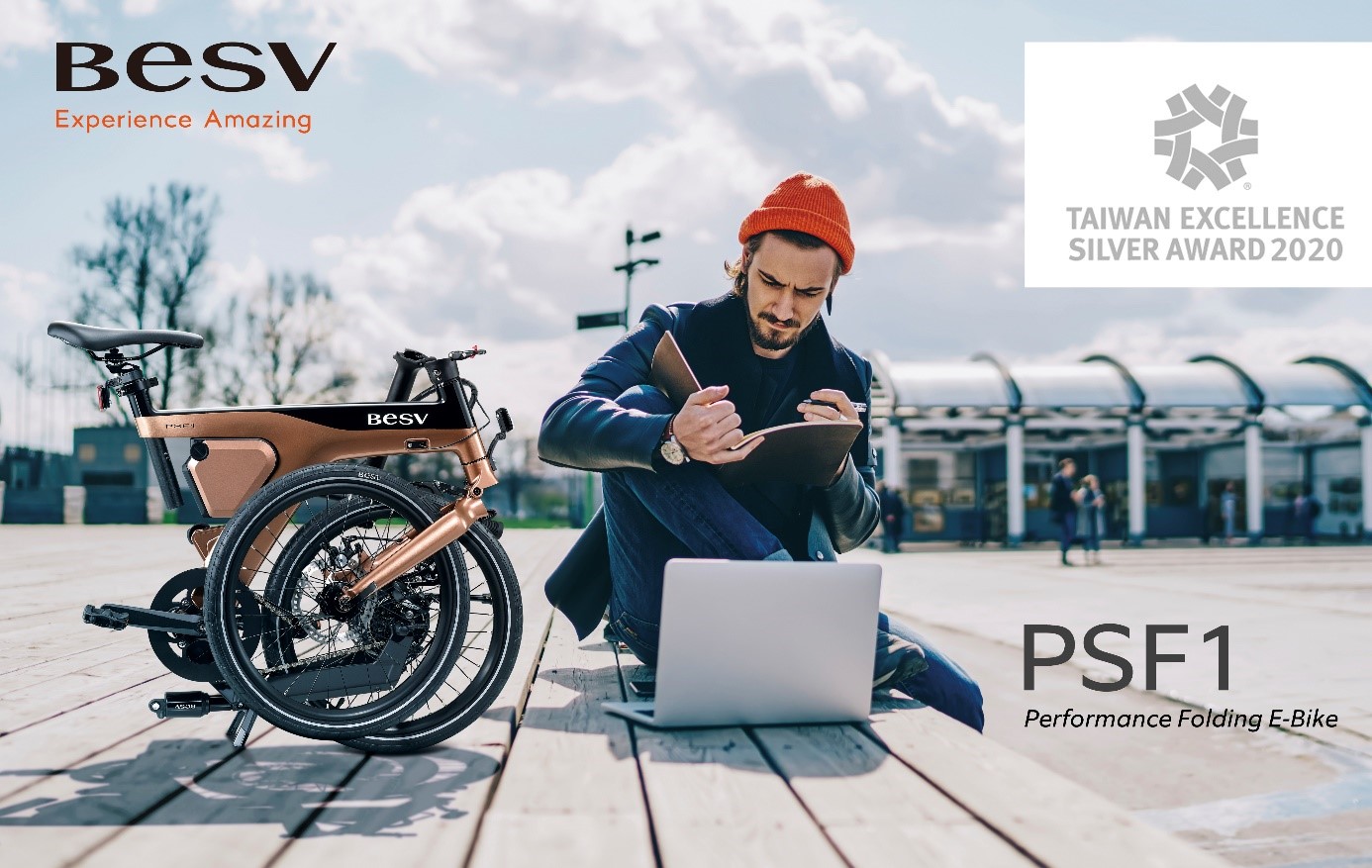 Das Faltrad PSF1 ist Gewinner des Taiwan Excellence Silver Awards 2020.