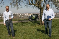 Michael Lux (rechts) und Ronny Breitkreuz, Initiatoren von regio-genuss.de