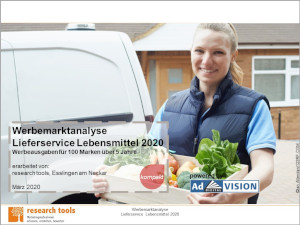 Werbemarktanalyse Lieferservice Lebensmittel 2020 Werbemarktanalyse Lieferservice Lebensmittel 2020