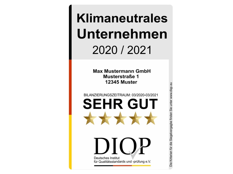 Klimaneutrales Unternehmen Klimaneutrales Unternehmen