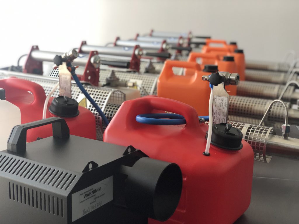 Kaltvernebelung Frankfurt