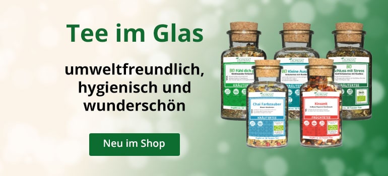Tee kommt nicht (nur) in die Tüte Tee kommt nicht (nur) in die Tüte