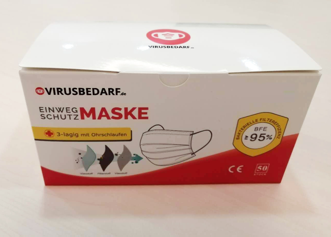 Produktion OP-Schutzmasken / Einweg-Schutzmasken in China.