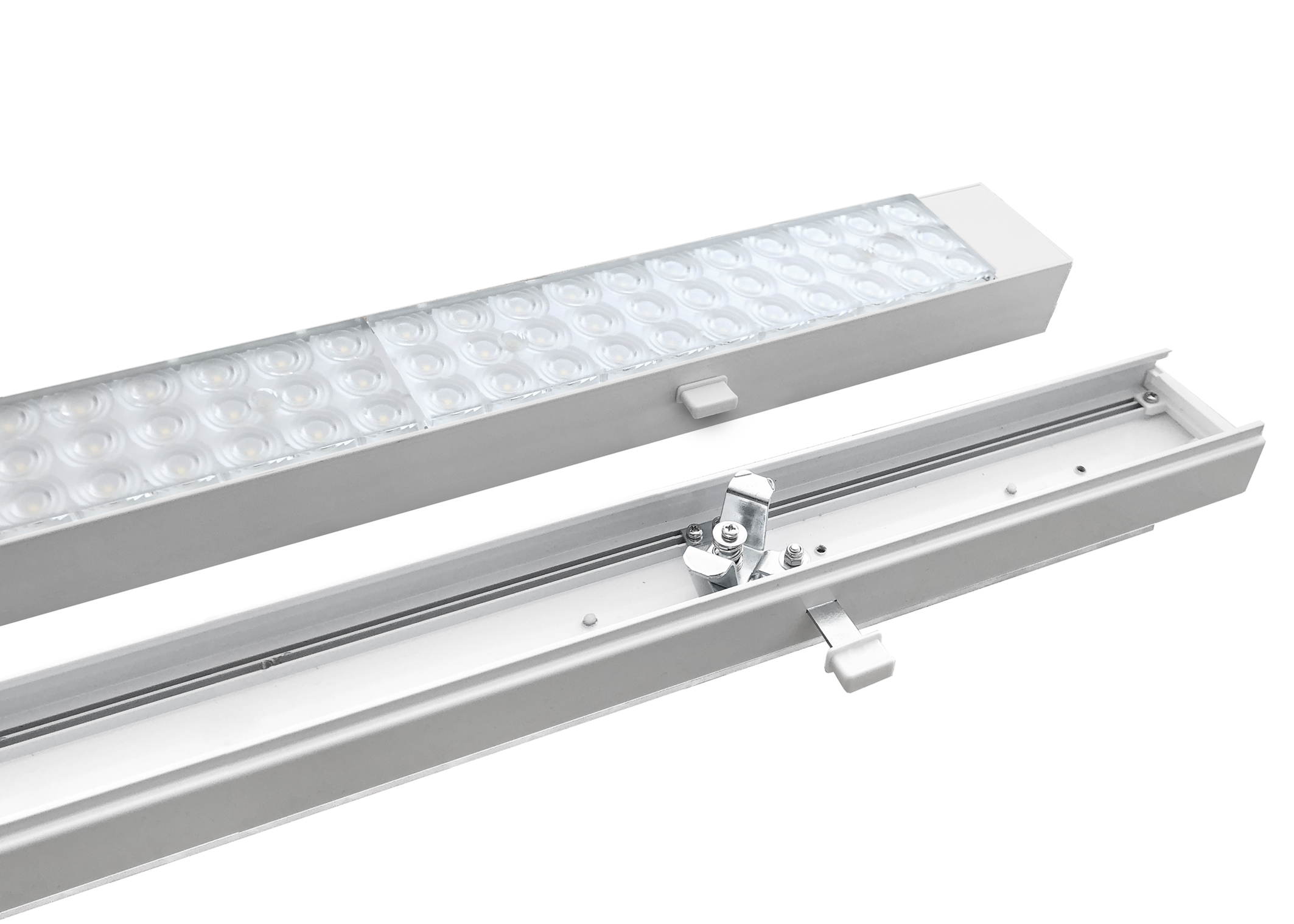 Mit den Click2Fix-LED-Geräteträgern können alte Trägersysteme weitergenutzt werden. Mit den Click2Fix-LED-Geräteträgern können alte Trägersysteme weitergenutzt werden.