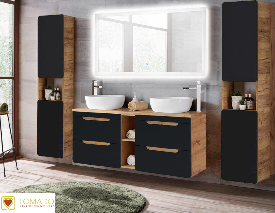 Exklusive Badezimmereinrichtung"NEW-LUTON" von"BADELO®" bei lomado.de (Bildquell