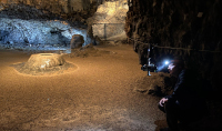 Dreharbeiten eines 3D-Films der KUK Filmproduktion GmbH in der Tropfsteinhöhle Schulerloch Dreharbeiten eines 3D-Films der KUK Filmproduktion GmbH in der Tropfsteinhöhle Schulerloch