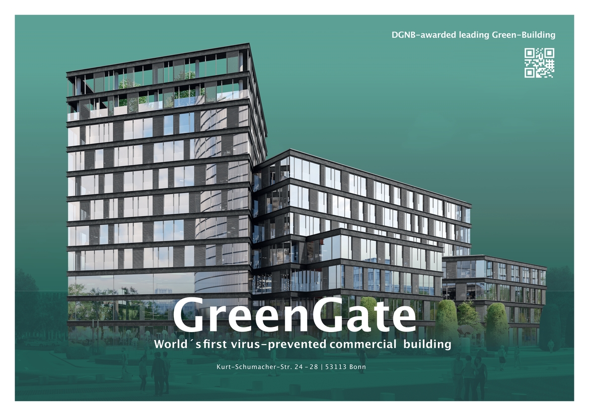 Bürohaus (GreenGate) entsteht in Bonn