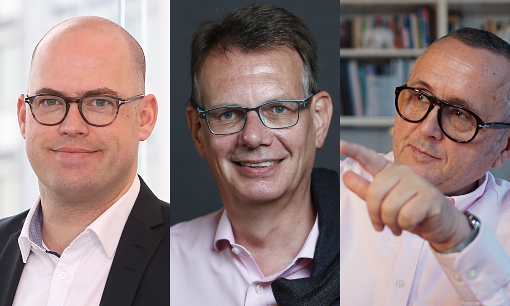 Peter Kuhle, Siegfried Lettmann und Ulvi Aydin begleiten Unternehmen durch die Corona-Krise (Bildque