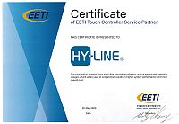 HY-LINE: EETI Touch Controller Service Partner