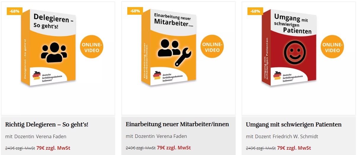 Videoportal Deutsche Fortbildungsakademie Heilwesen