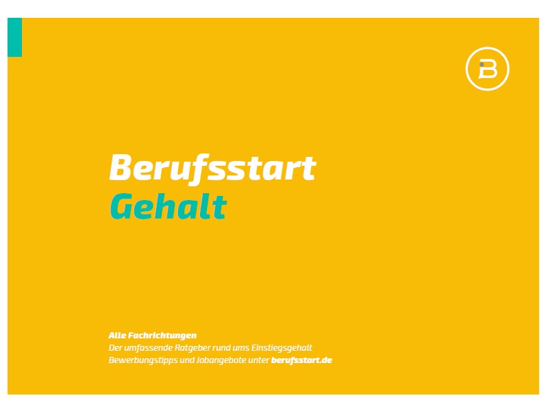 Berufsstart Gehalt 2020