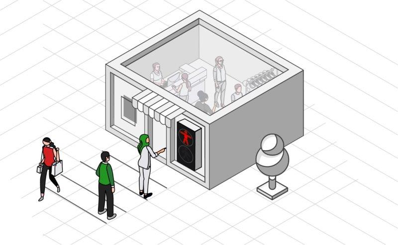 Ein- und ausgehende Gäste automatisch erfassen (c) Gastampel Ein- und ausgehende Gäste automatisch erfassen (c) Gastampel