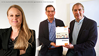 Sonja Koschel, Dr. Domink Benner und Jürgen Hanke stellen den neuen Report vor (v.l.)