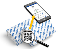 Neu: Smarte Etiketten auf HANSA Produktverpackungen. Foto: Hansa Armaturen GmbH Neu: Smarte Etiketten auf HANSA Produktverpackungen. Foto: Hansa Armaturen GmbH