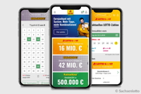 Screenshot der neuen App von Sachsenlotto (Copyright: Sachsenlotto)