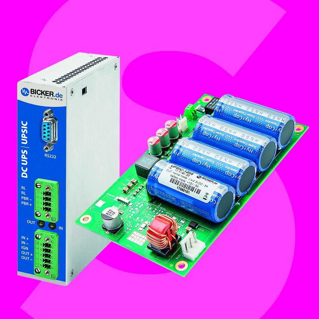 DC-USV-Produkte von Bicker Elektronik jetzt bei Schukat erhältlich. DC-USV-Produkte von Bicker Elektronik jetzt bei Schukat erhältlich.