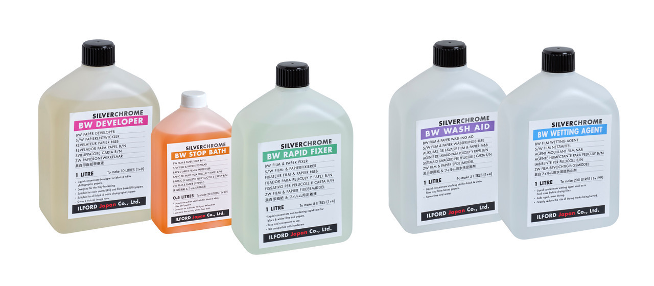 ILFORD Japan erweitert sein Portfolio um Schwarzweiss-Chemikalien für den Papier-Prozess.