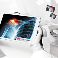 Mit EasyRadiology können Röntgenbilder sofort per Smartphone, Tablet oder PC betrachtet werden.