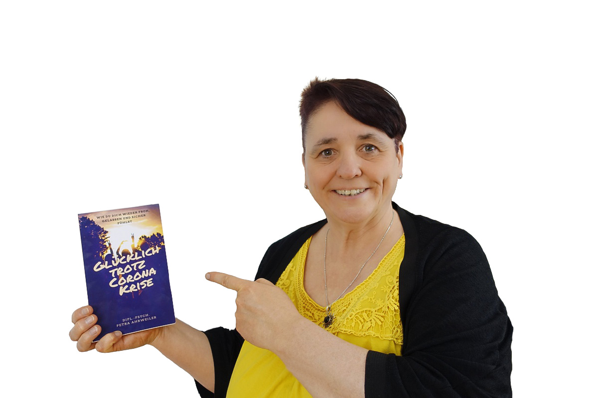 Psychologin Petra Ahrweiler mit dem neuen Corona-Ratgeber Psychologin Petra Ahrweiler mit dem neuen Corona-Ratgeber