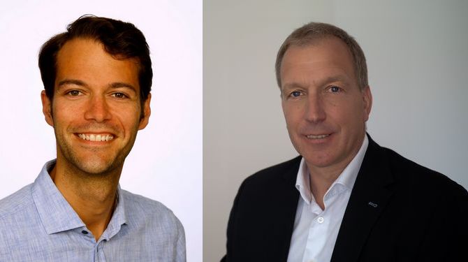 Max Rahner (links) und Reinhard Eichborn verstärken das Claroty-Team in der DACH-Region