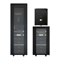 batterX Home Speichersysteme bieten Aufstellmöglichkeiten als Gesamtschrank oder mit  Wandmontage