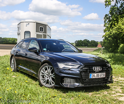 Pferdeanhänger-Zugfahrzeugtest Audi A 6 Avant: Top-nobler, sportlicher Kombi für hohe Ansprüche Pferdeanhänger-Zugfahrzeugtest Audi A 6 Avant: Top-nobler, sportlicher Kombi für hohe Ansprüche