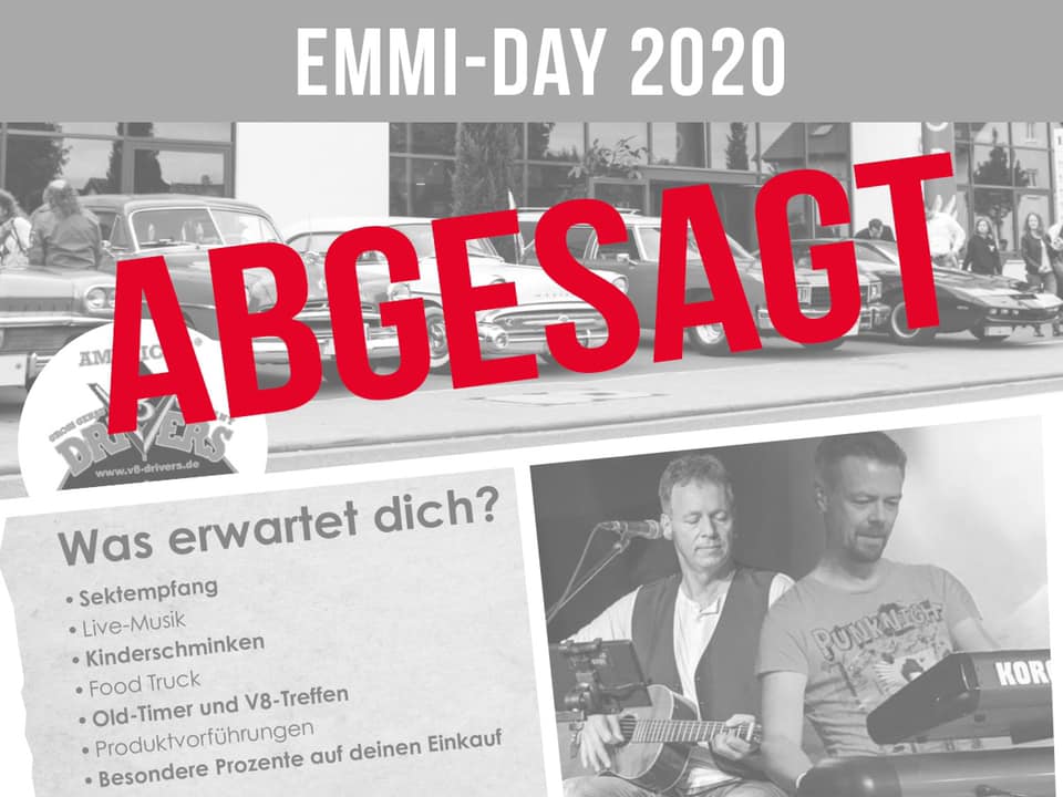 Emmi-Day wird abgesagt Emmi-Day wird abgesagt