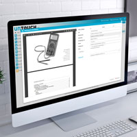 Die Dokumentenmaske in der Oberfläche von UnTouch Web Die Dokumentenmaske in der Oberfläche von UnTouch Web