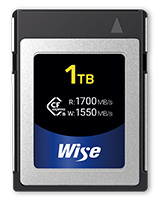 Wise CFexpress Typ B 1 Terabyte Wise CFexpress Typ B 1 Terabyte