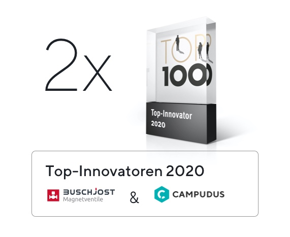Doppelte Freude: Top100 Auszeichnungen für Buschjost Magnetventile und Campudus GmbH