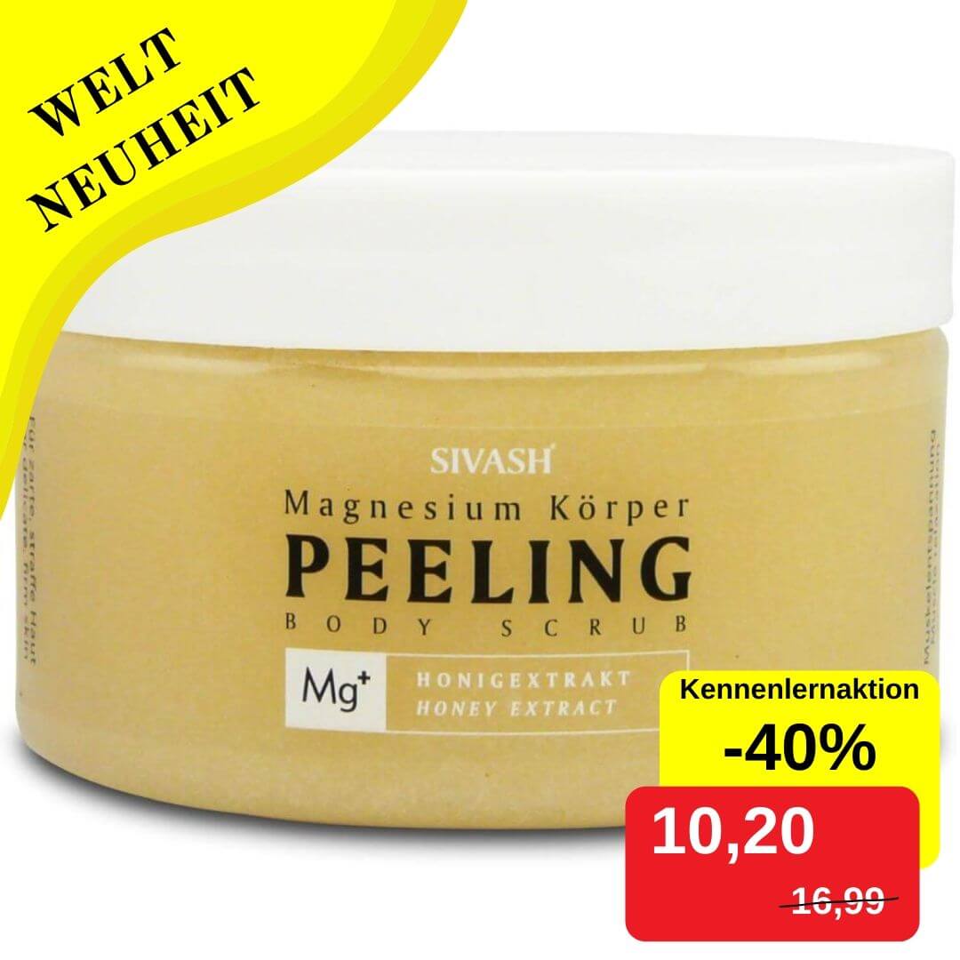 Magnesium Körper Peeling - Kennenlernrabatt Magnesium Körper Peeling - Kennenlernrabatt