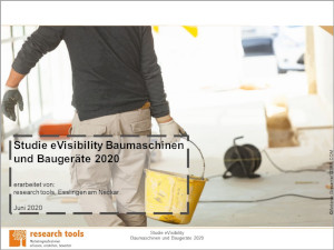 Studie eVisibility Baumaschinen und Baugeräte 2020