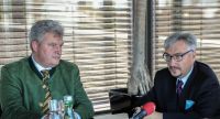 Unternehmer Hans Metzler (links) und Musikmanager Drazen Domjanić Unternehmer Hans Metzler (links) und Musikmanager Drazen Domjanić