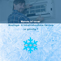 Montage- und Inbetriebnahmeservice bundesweit für Klimaanlagen