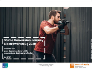 Studie Conversion Journey Elektrowerkzeug 2020