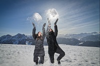 Spaß im Schnee (c) Alessandro Bassan (Bonfanti Design Hotel)
