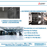 KLIMAANLAGEN FÜR SERVER- & EDV-RÄUME KLIMAANLAGEN FÜR SERVER- & EDV-RÄUME