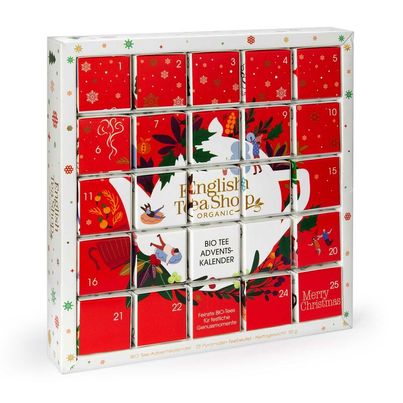 Puzzle Adventskalender mit feinen Bio-Tees von English Tea Shop