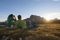 Sonnenaufgang nach Aufstieg betrachten (c) TVB Hochpustertal (Hotel Asterbel)