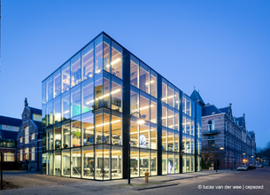 Das Gebäude (D)emountable in Delft. Foto: Lucas van der Wee | cepezed