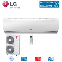 Klimaanlagen-Set von LG US36F NR0 Wandgerät Universal + UUD3 U30 R32 9,5 kW von Breeze24.com