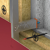 CROSSFIX® Unterkonstruktionssystem am Beispiel der vertikalen Montage mit passendem EJOT Zubehör. CROSSFIX® Unterkonstruktionssystem am Beispiel der vertikalen Montage mit passendem EJOT Zubehör.