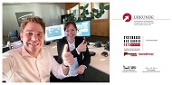 Stefan Sicken (Shareholder Managing Director) und Christina Arens (Marketing Manager)