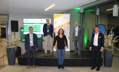 1. R: Dr. Carsten Rudolph, Dr. Veronika Fetzer, Florian Mann. 2 R: Simon Kofler, Alexander Rupprecht
