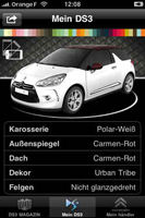 Die Citroën DS3 iPhone App Die Citroën DS3 iPhone App