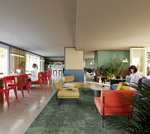 In kupa entstehen für die Bewohner auch Bereiche zum Arbeiten von Zuhause aus. ©xoio/Bauwerk